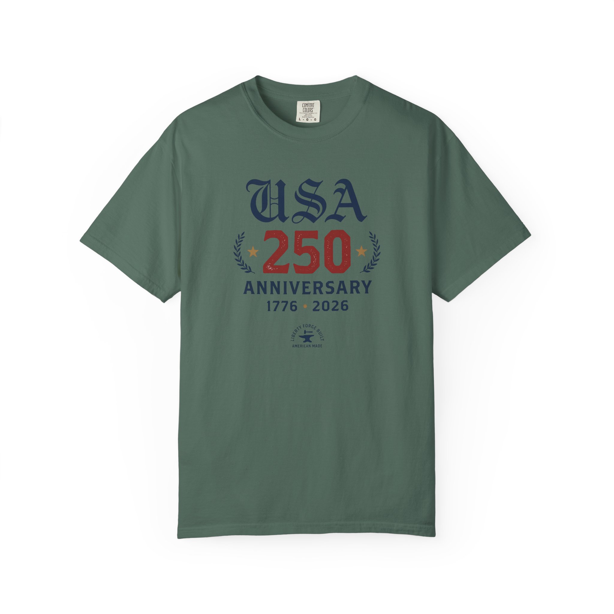 USA 250 Anniversary Tee | 1776-2026 Old English Patriotic Shirt | Semiquincentennial Gift - Image 7