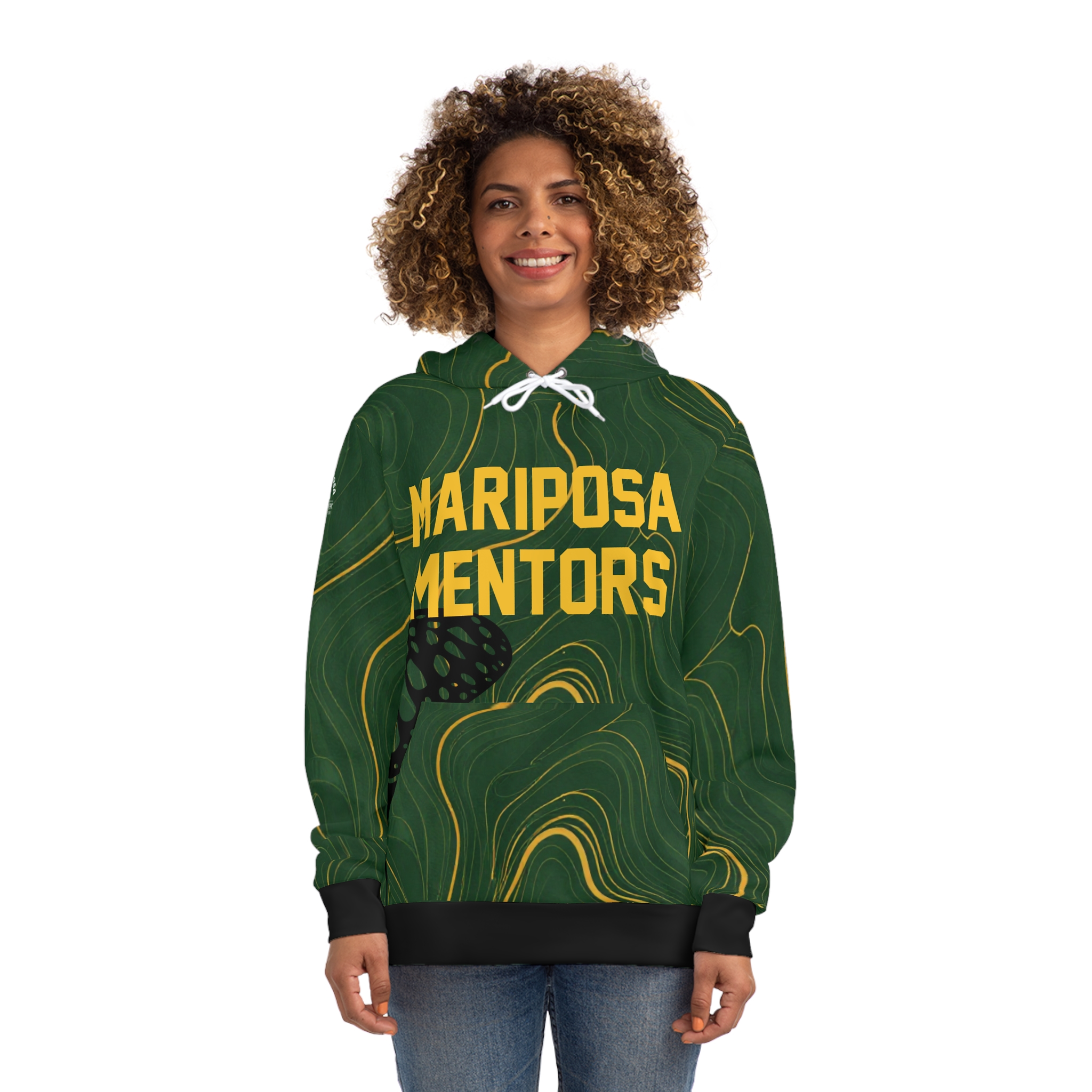 Mariposa Mentors Green Marble Hoodie — Custom Nameplate & Number, Est. 2028 6 Mariposa Mentors Green Marble Hoodie — Custom Nameplate & Number, Est. 2028 - Image 6