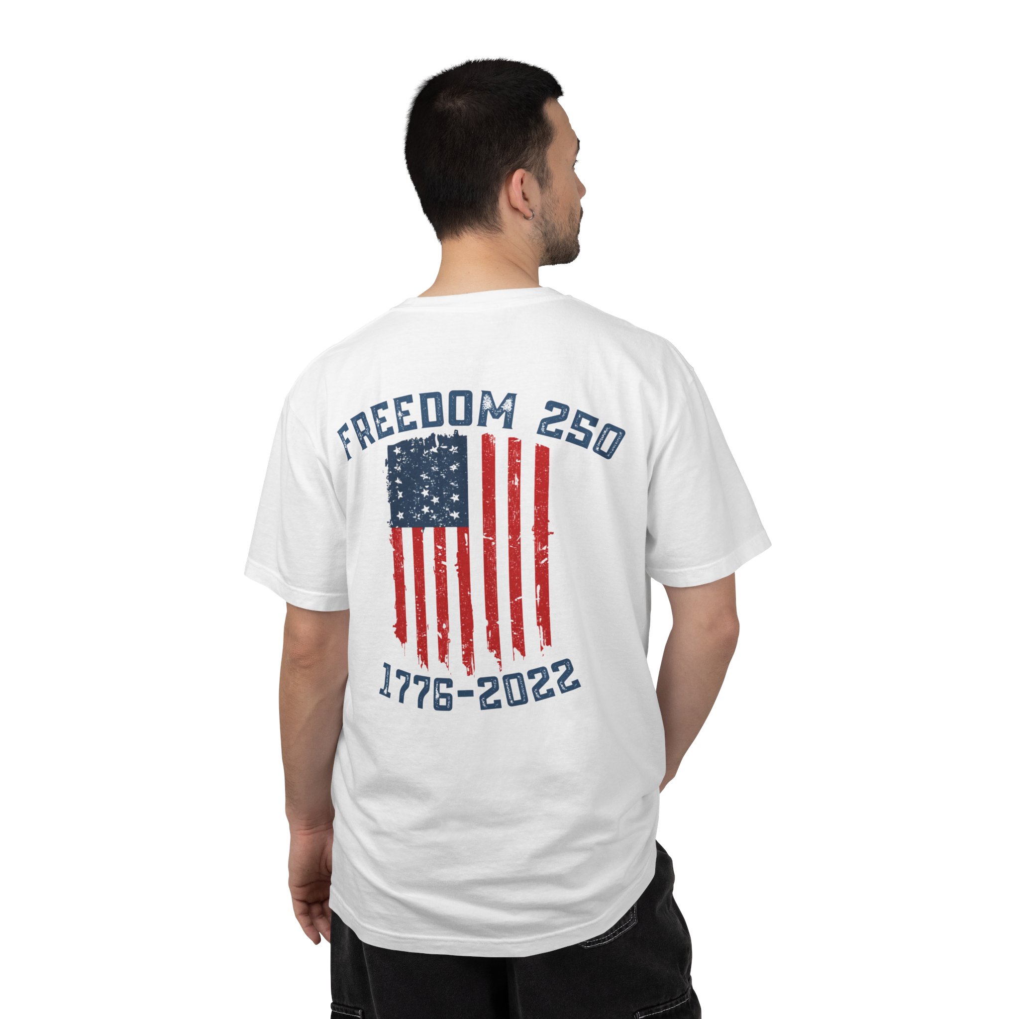Freedom 250 American Flag Tee - 1776-2026 Semiquincentennial | Comfort Colors 1 Freedom 250 American Flag Tee - 1776-2026 Semiquincentennial | Comfort Colors