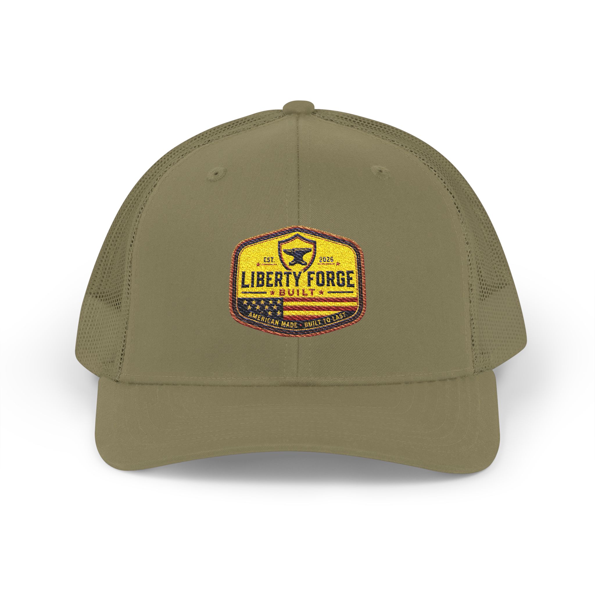 Liberty Forge Patch Cap - Vintage Americana Colorway | Structured Trucker Hat 25 Liberty Forge Patch Cap - Vintage Americana Colorway | Structured Trucker Hat - Image 25