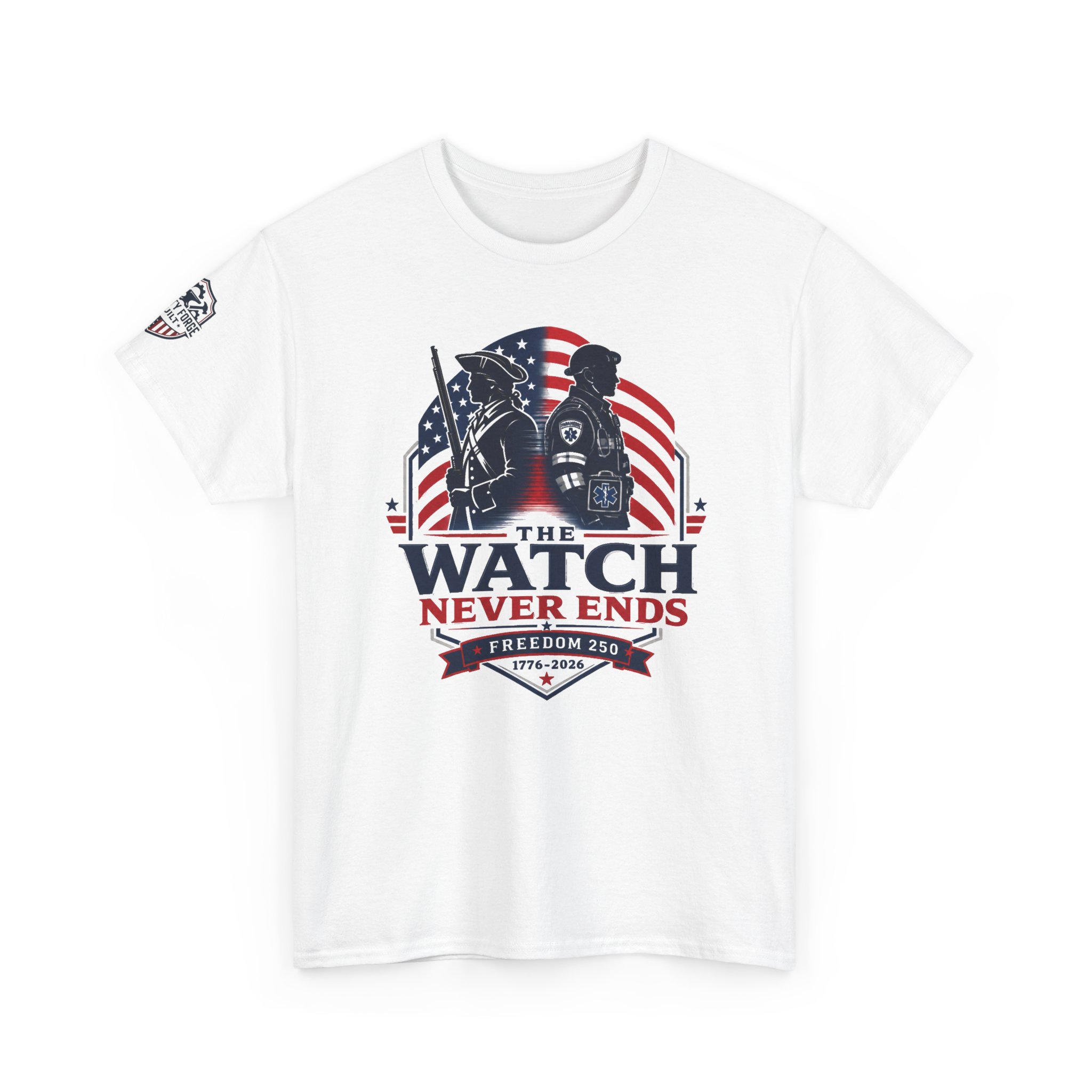 Retired Paramedic Tee - The Watch Never Ends | Original Design 3 Retired Paramedic Tee - The Watch Never Ends | Original Design - Image 3