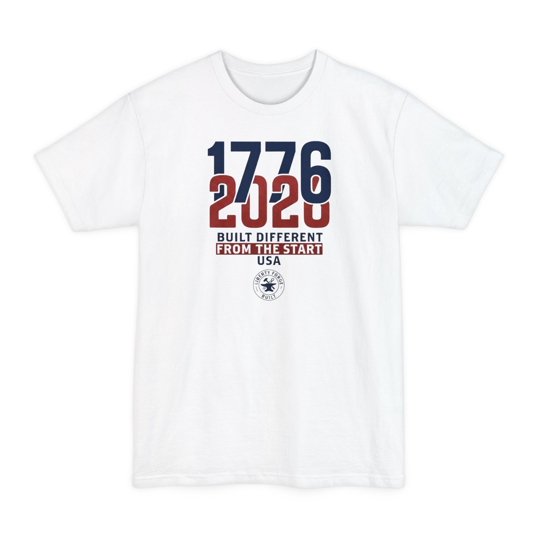 America 250 Shirt | 1776-2026 Built Different Patriotic USA Tee | Semiquincentennial Comfort Colors
