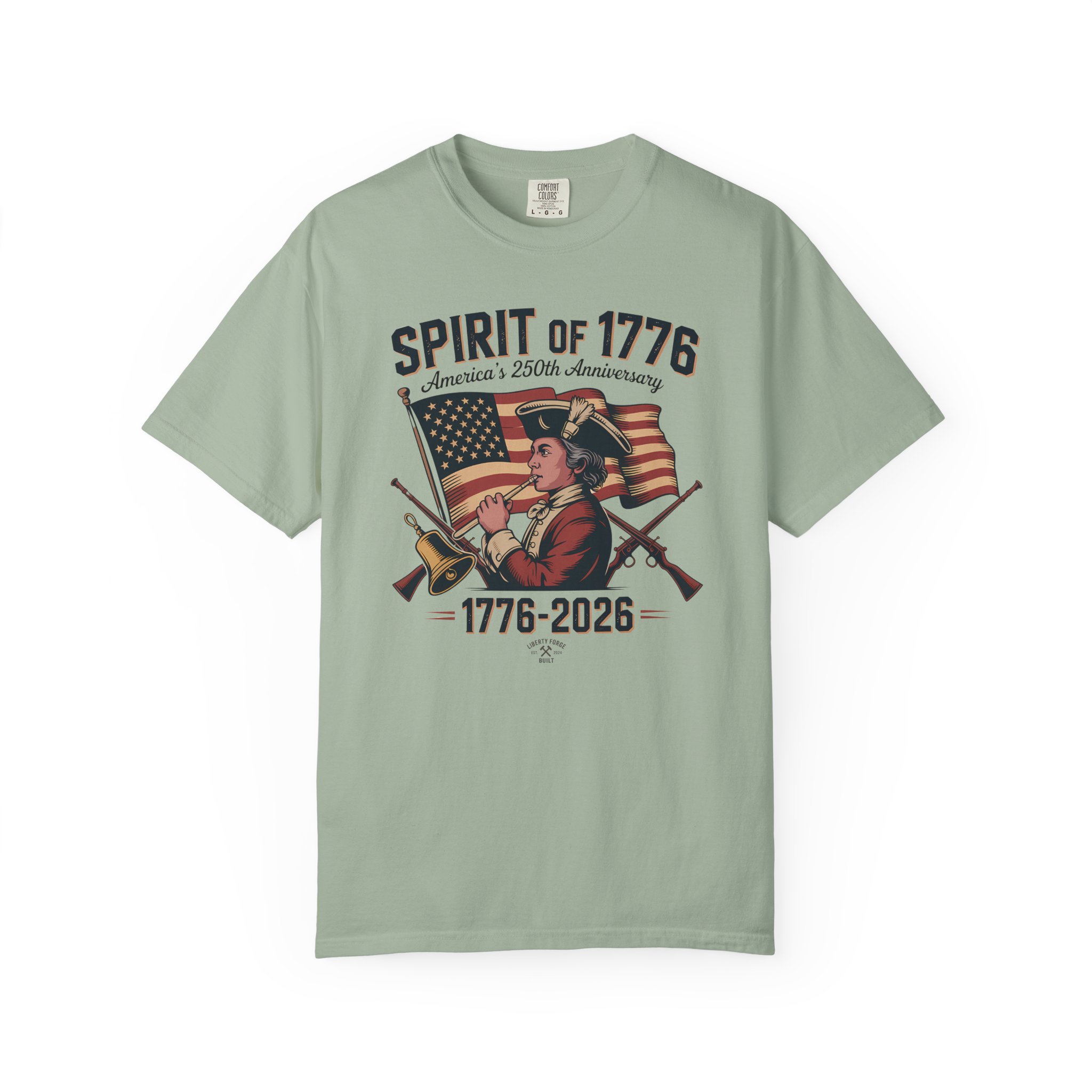 Colonial Drummer Tee | Revolutionary War 250th Anniversary Shirt | America 250 History Buff Gift - Image 5