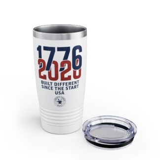 1776-2026 Built Different 20oz Tumbler | America 250 Patriotic Insulated Travel Mug | Stainless Steel