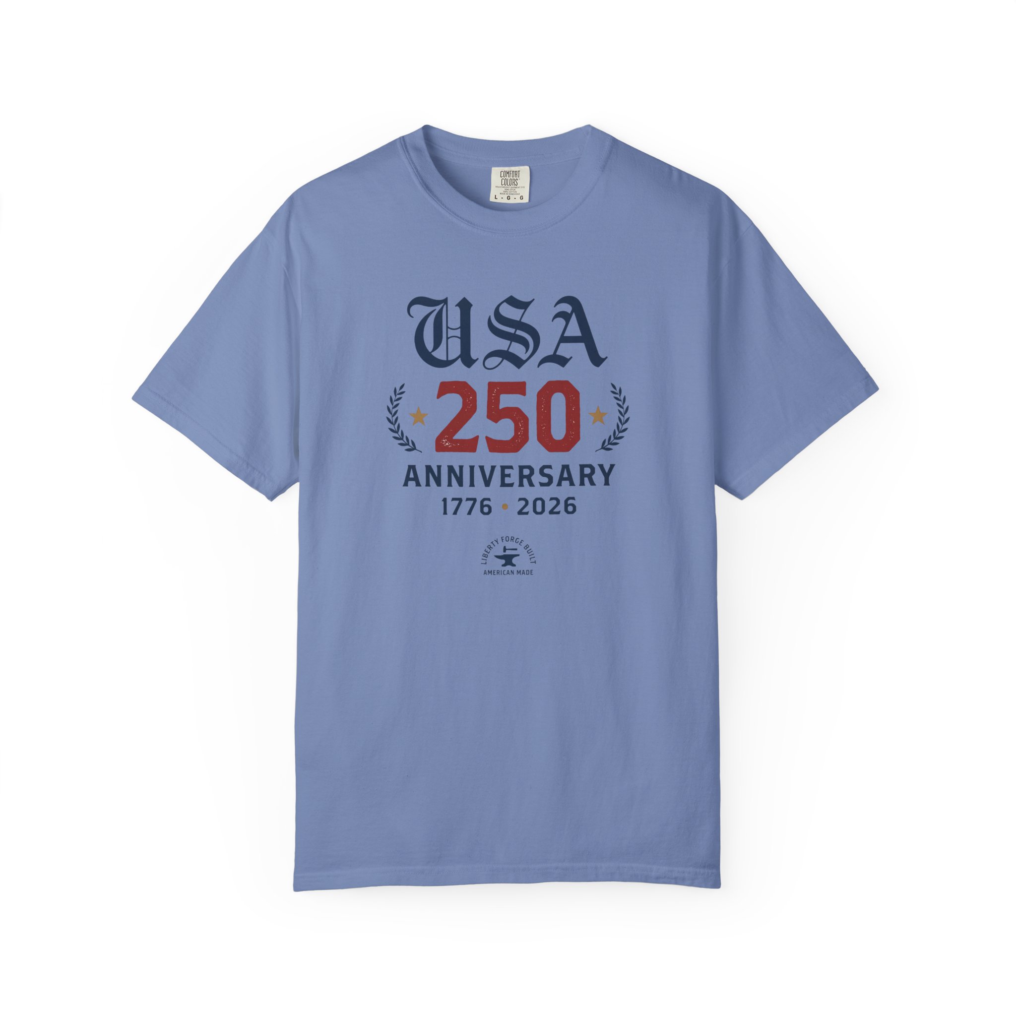 USA 250 Anniversary Tee | 1776-2026 Old English Patriotic Shirt | Semiquincentennial Gift - Image 8