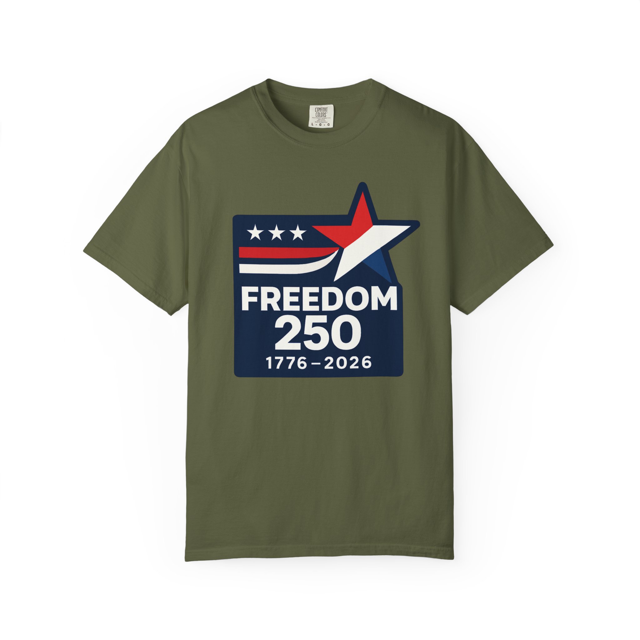 Freedom 250 Tee | America 250 Star Flag Patriotic Shirt | Semiquincentennial 1776-2026 Gift - Image 8