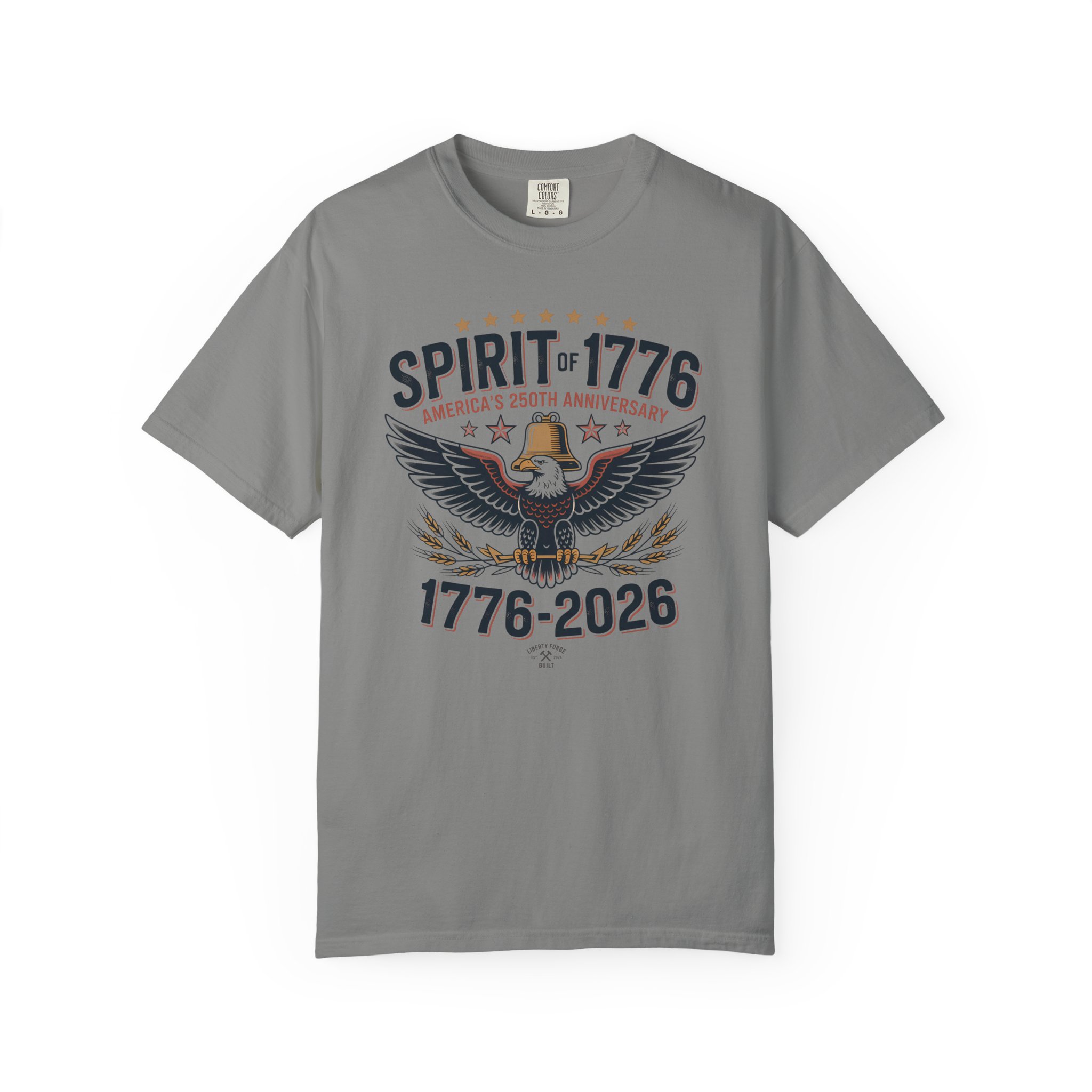 Spirit of 1776 Eagle Tee | America 250 Patriotic Shirt | Semiquincentennial Bald Eagle Gift - Image 12