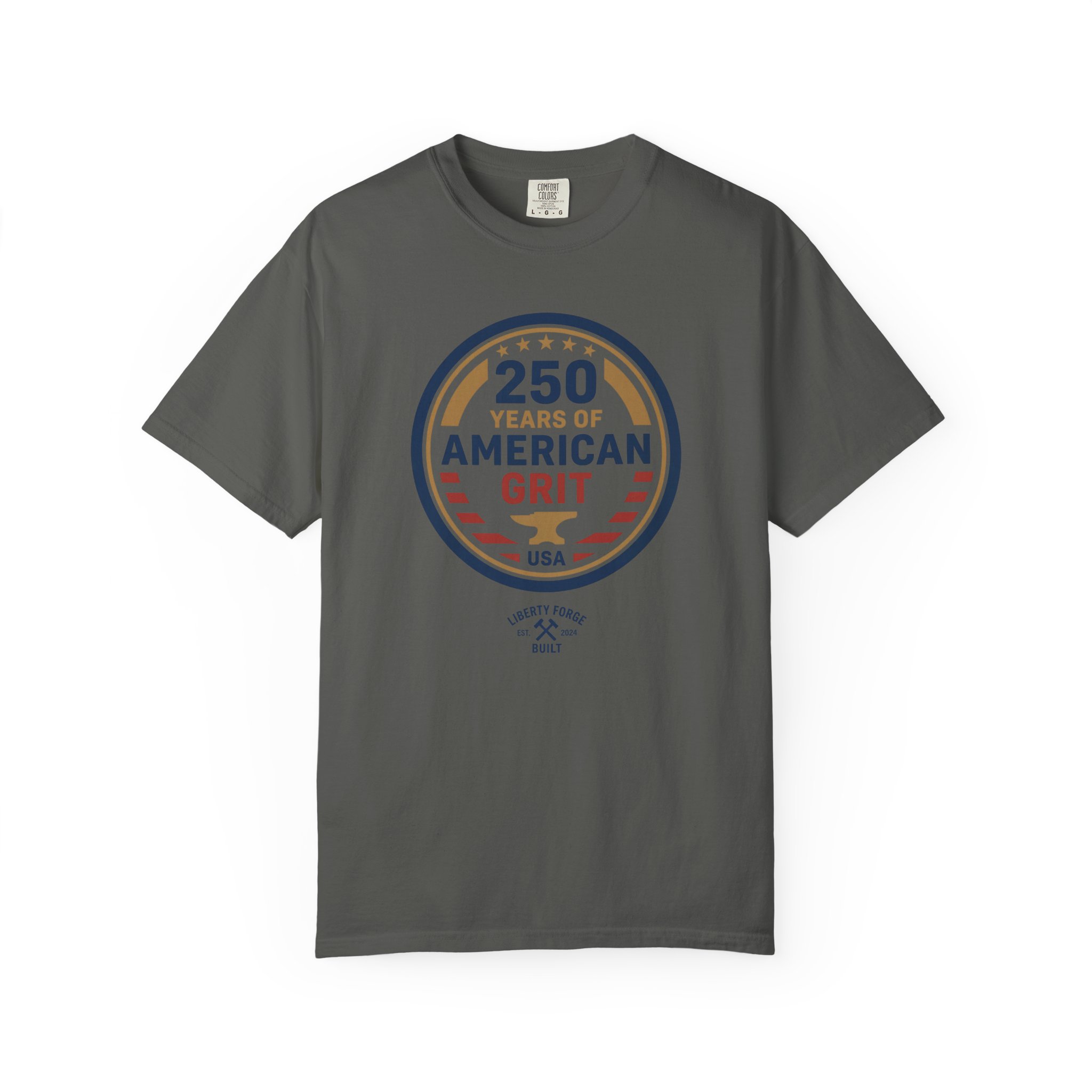 250 Years of American Grit Tee | Semiquincentennial 1776-2026 Patriotic Shirt | America 250 Gift - Image 3