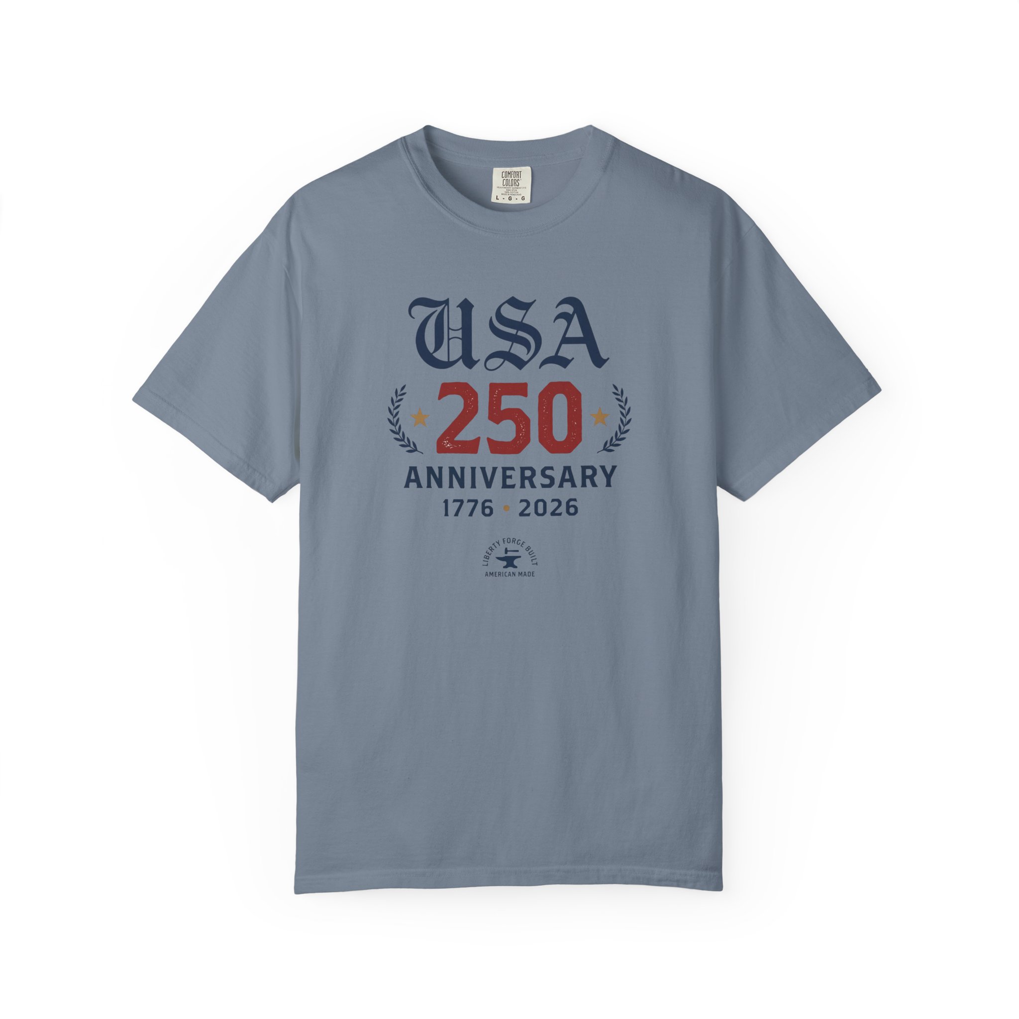 USA 250 Anniversary Tee | 1776-2026 Old English Patriotic Shirt | Semiquincentennial Gift - Image 9