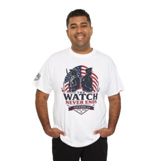 Patriotic Law Enforcement Tee - Thin Blue Line Americana | Original Design