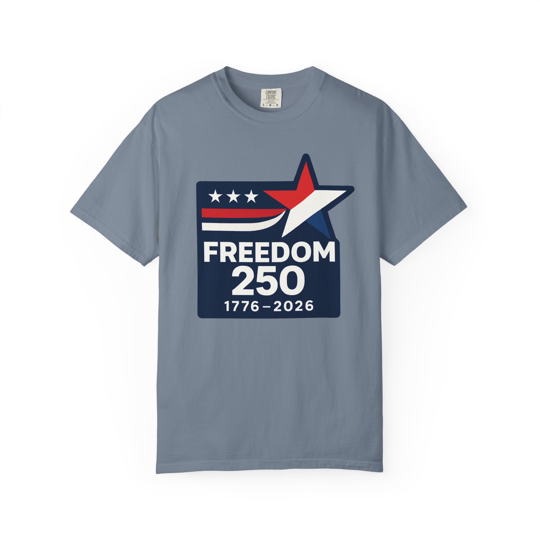 Freedom 250 Tee | America 250 Star Flag Patriotic Shirt | Semiquincentennial 1776-2026 Gift - Image 12