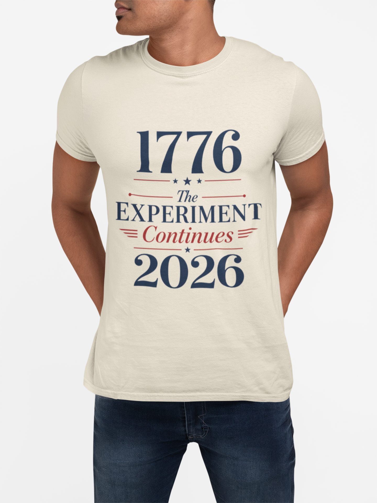 The Experiment Continues Tee - 1776-2026 America 250 | Original Design 2 The Experiment Continues Tee - 1776-2026 America 250 | Original Design - Image 2