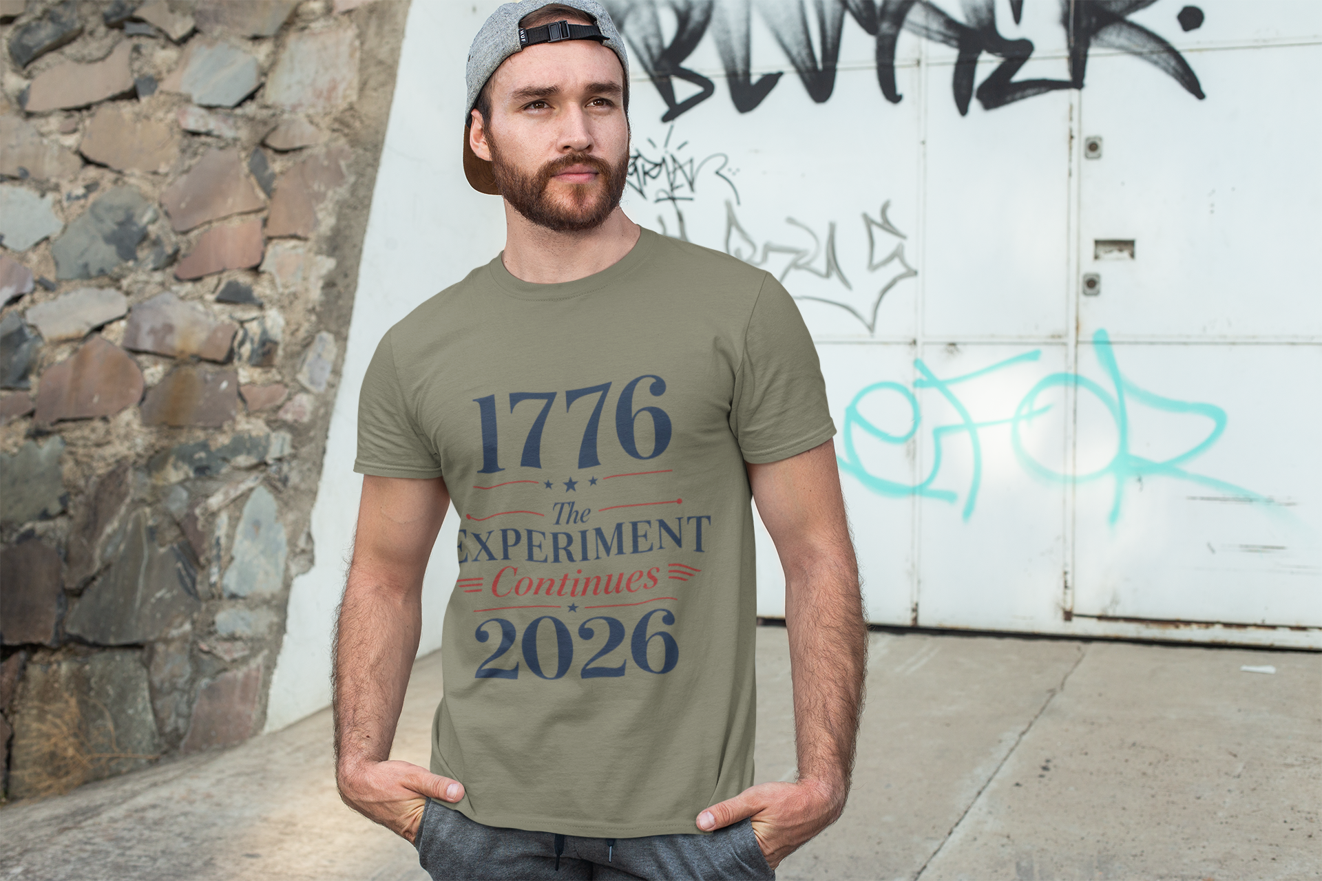 The Experiment Continues Tee - 1776-2026 America 250 | Original Design 3 The Experiment Continues Tee - 1776-2026 America 250 | Original Design - Image 3