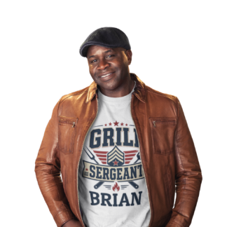 Grill Sergeant T-shirt | BBQ spatula fork emblem
