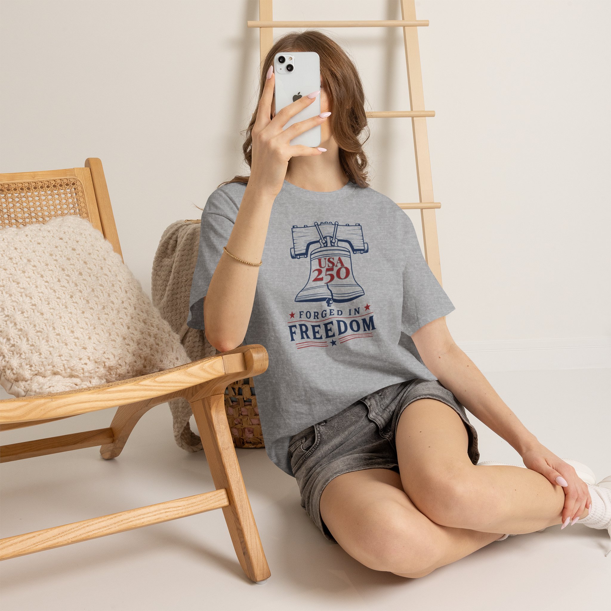 Liberty Bell 250 Tee - 1776-2026 Semiquincentennial | Original Design 2 Liberty Bell 250 Tee - 1776-2026 Semiquincentennial | Original Design - Image 2
