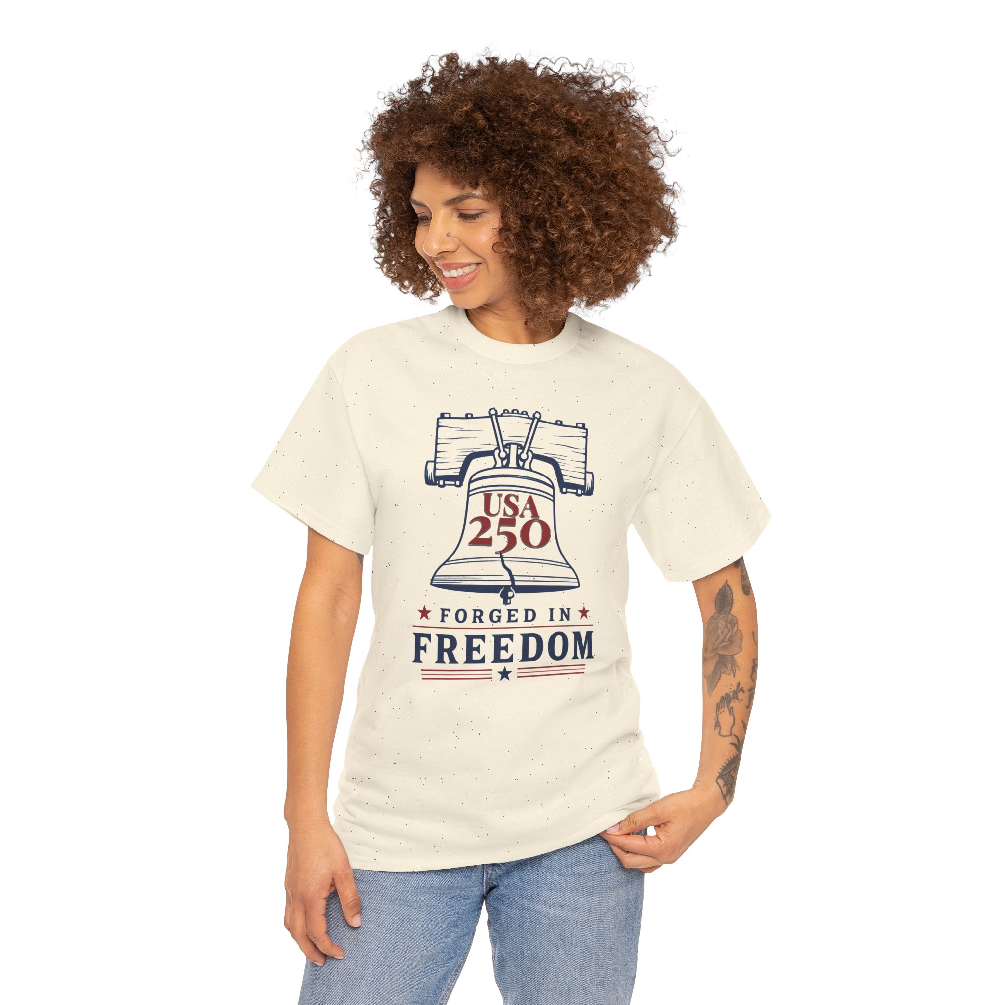 Liberty Bell 250 Tee - 1776-2026 Semiquincentennial | Original Design 4 Liberty Bell 250 Tee - 1776-2026 Semiquincentennial | Original Design - Image 4