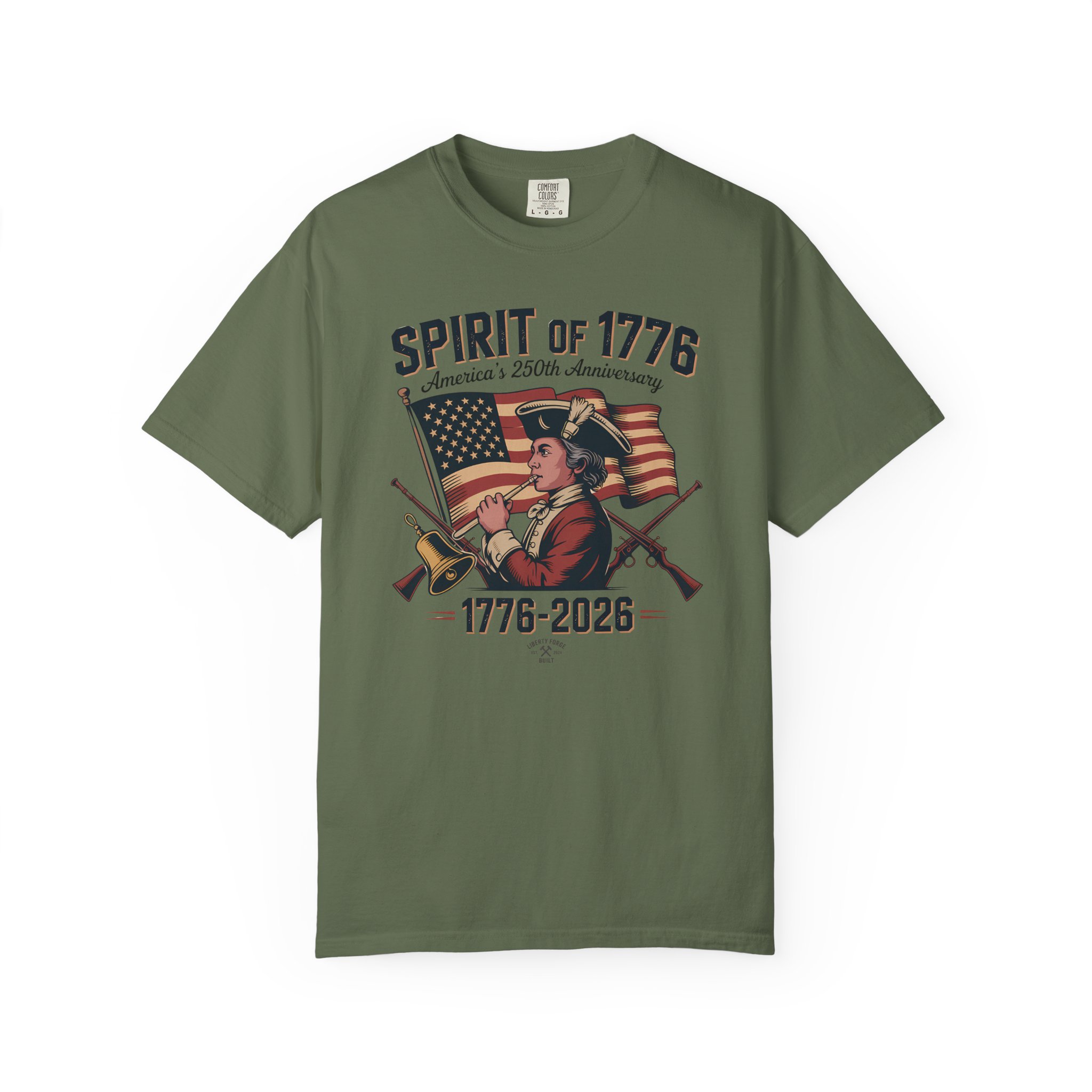 Colonial Drummer Tee | Revolutionary War 250th Anniversary Shirt | America 250 History Buff Gift - Image 10