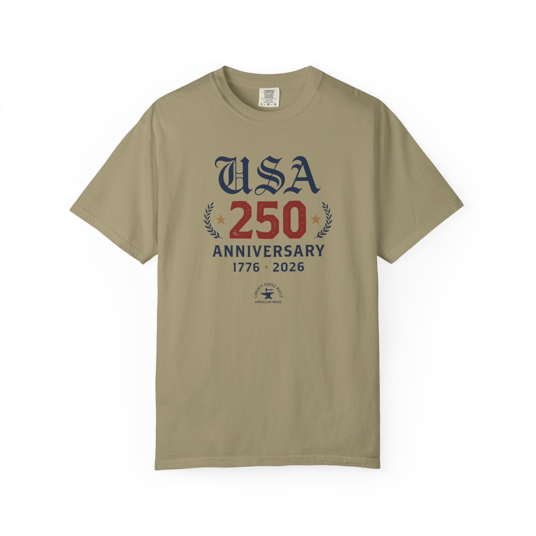 USA 250 Anniversary Tee | 1776-2026 Old English Patriotic Shirt | Semiquincentennial Gift - Image 2