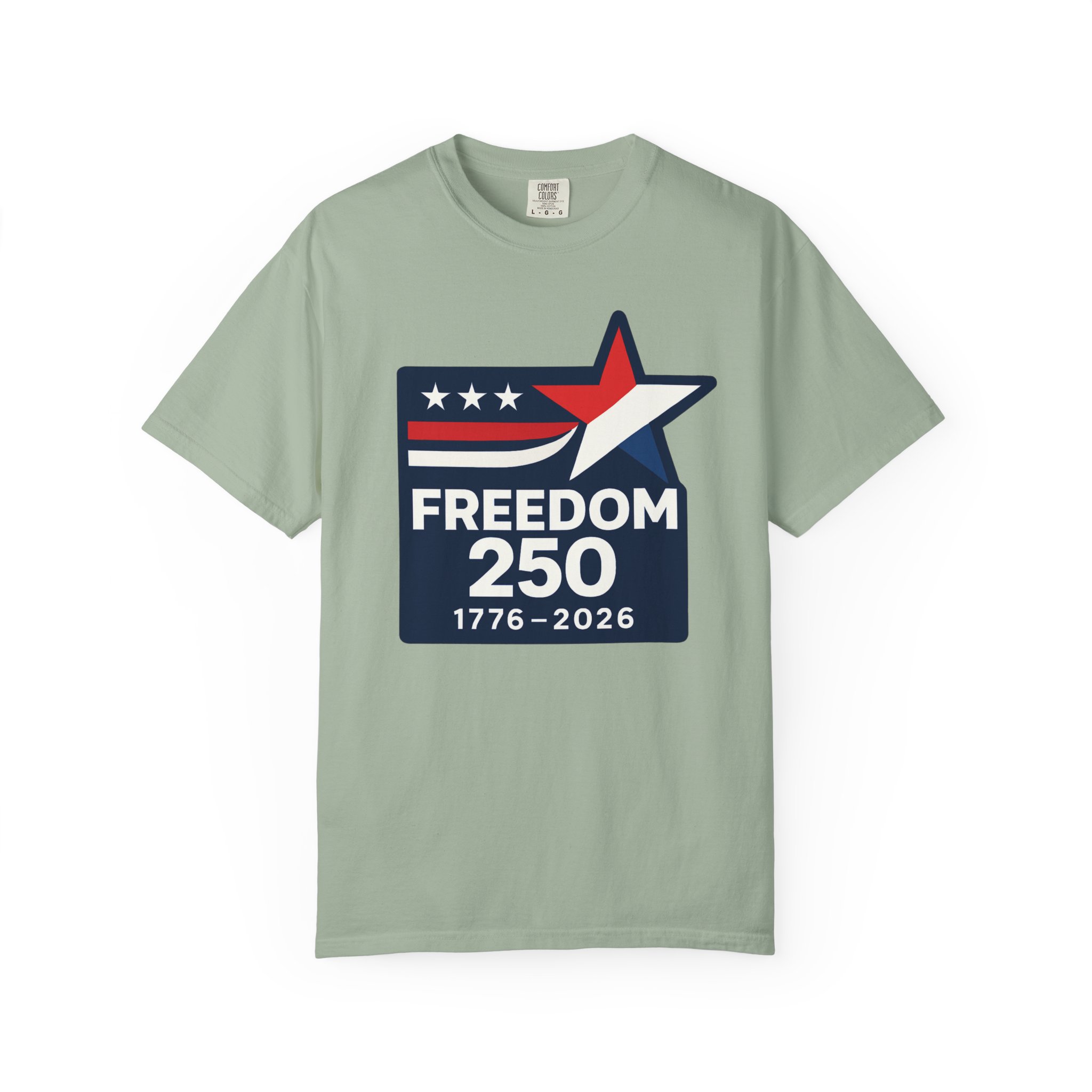 Freedom 250 Tee | America 250 Star Flag Patriotic Shirt | Semiquincentennial 1776-2026 Gift - Image 9