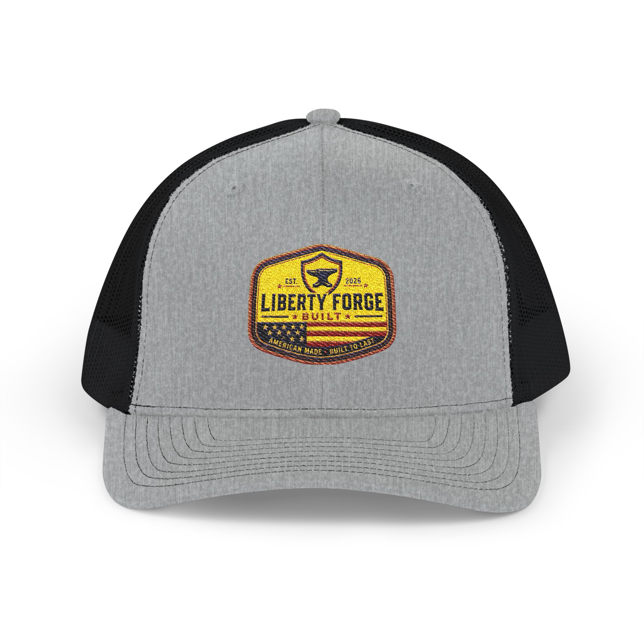 Liberty Forge Patch Cap - Vintage Americana Colorway | Structured Trucker Hat 21 Liberty Forge Patch Cap - Vintage Americana Colorway | Structured Trucker Hat - Image 21