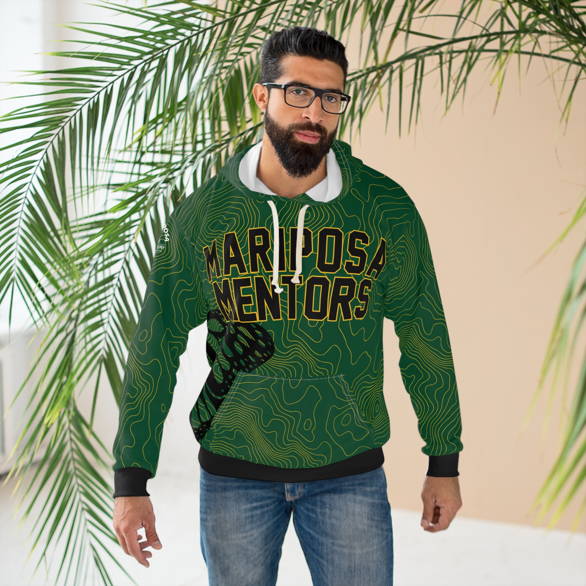 Custom Mariposa Mentors Hoodie #26 – Personalized Green Swirl Pullover 5 Custom Mariposa Mentors Hoodie #26 – Personalized Green Swirl Pullover - Image 5