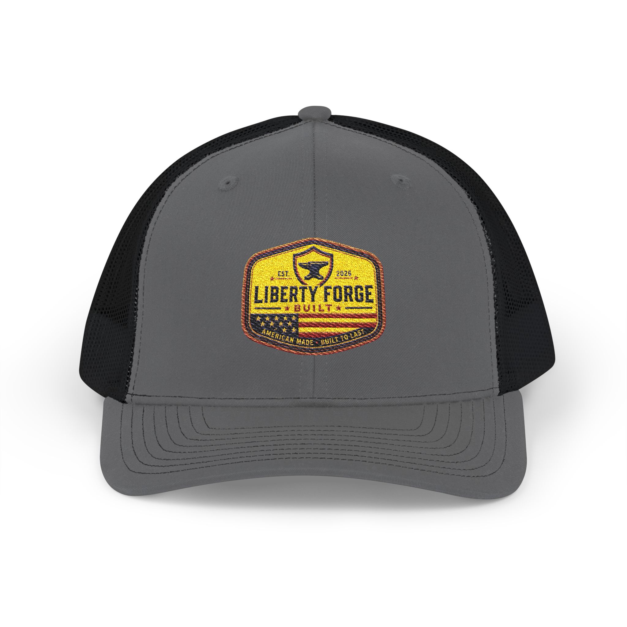 Liberty Forge Patch Cap - Vintage Americana Colorway | Structured Trucker Hat 17 Liberty Forge Patch Cap - Vintage Americana Colorway | Structured Trucker Hat - Image 17