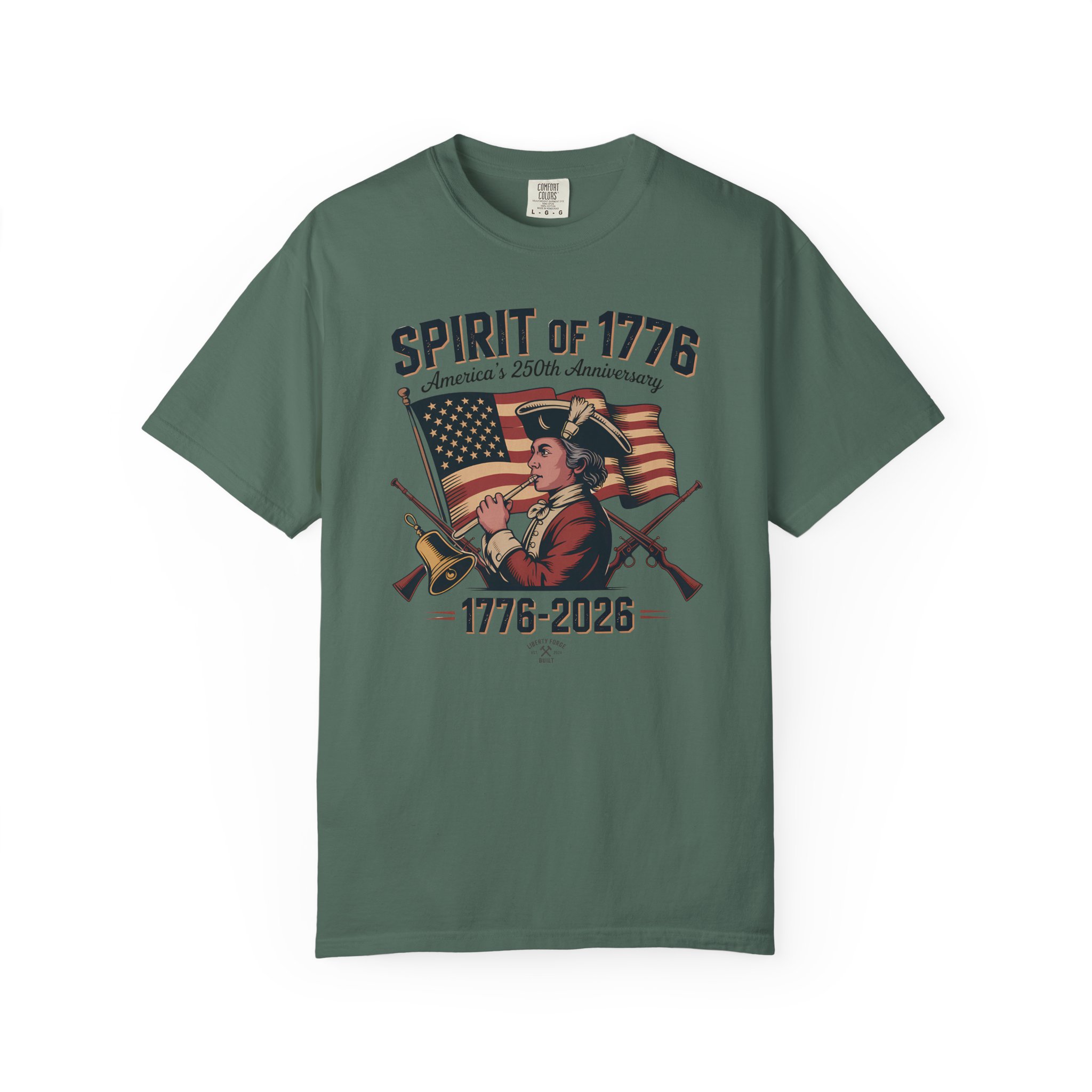 Colonial Drummer Tee | Revolutionary War 250th Anniversary Shirt | America 250 History Buff Gift - Image 7