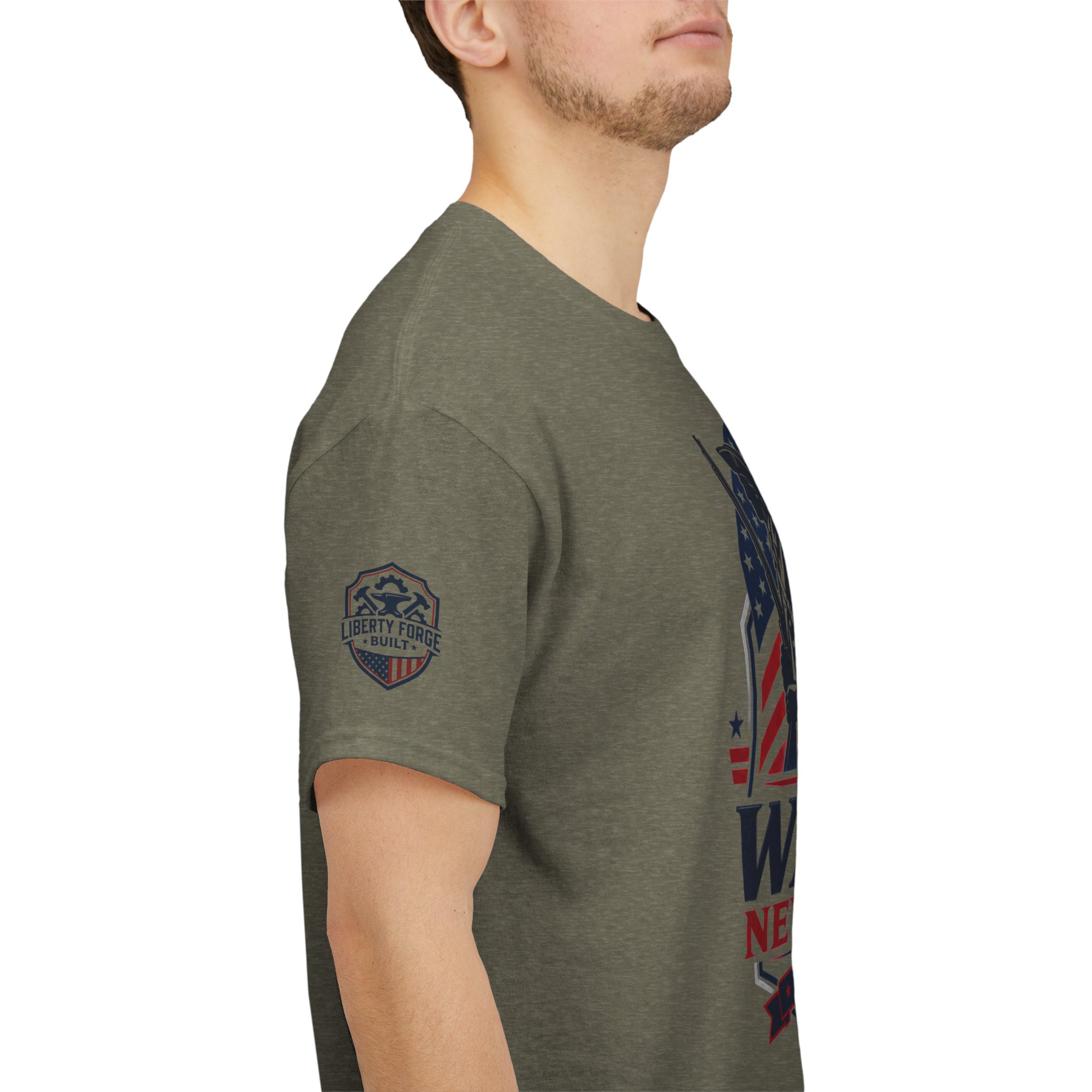 Patriotic Law Enforcement Tee - Thin Blue Line Americana | Original Design 11 Patriotic Law Enforcement Tee - Thin Blue Line Americana | Original Design - Image 11