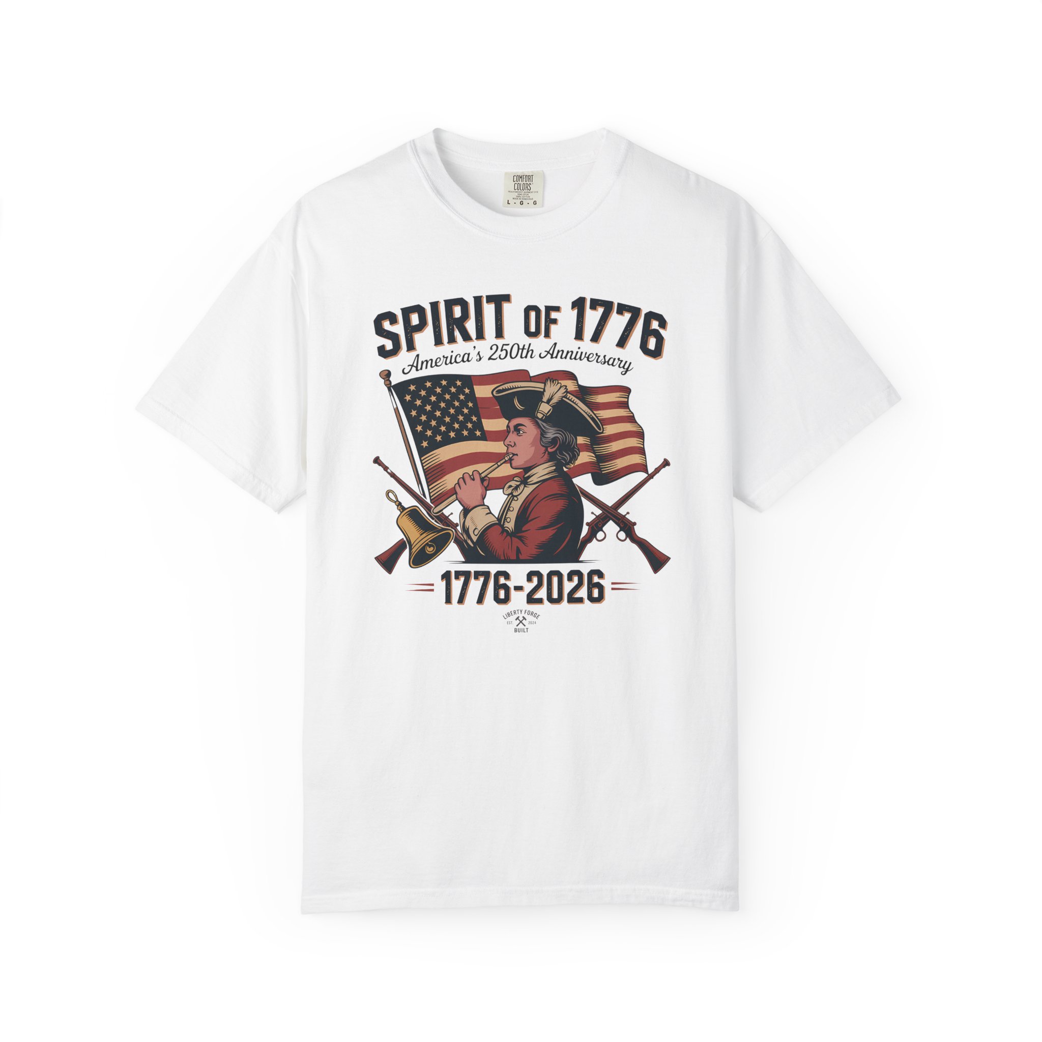 Colonial Drummer Tee | Revolutionary War 250th Anniversary Shirt | America 250 History Buff Gift