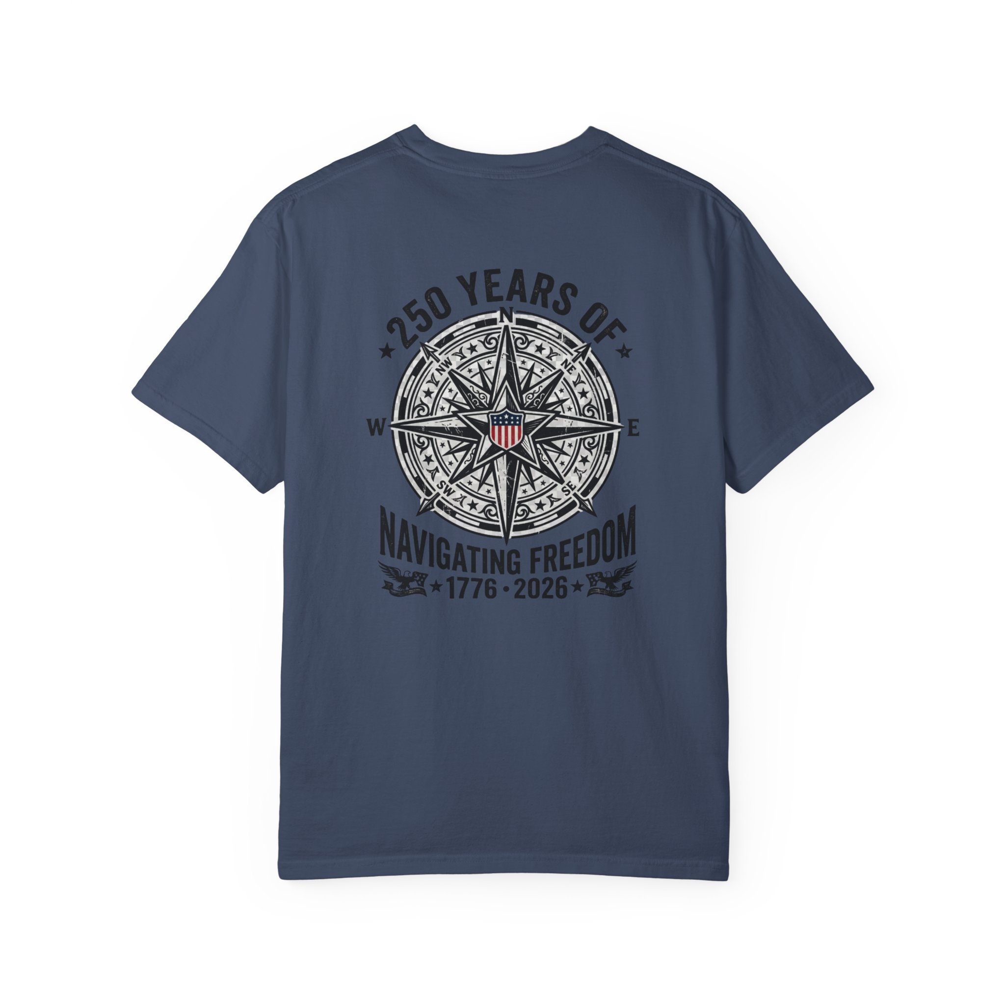 Vintage Nautical Compass Rose Tee | 250th Anniversary Maritime Shirt | Coastal America 250 New England - Image 12