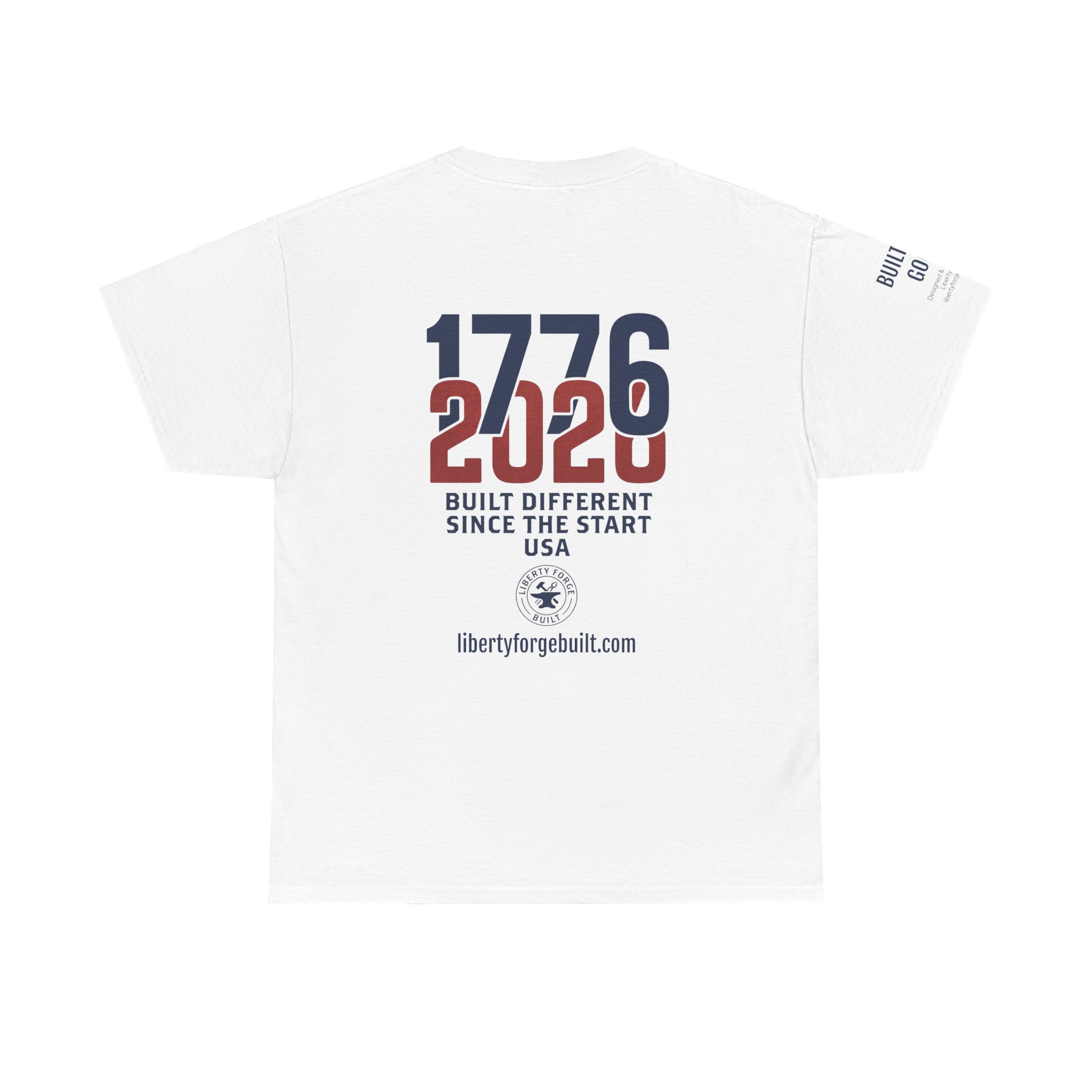 1776 2020 America Flag Tee | Patriotic USA Independence Shirt - Image 2