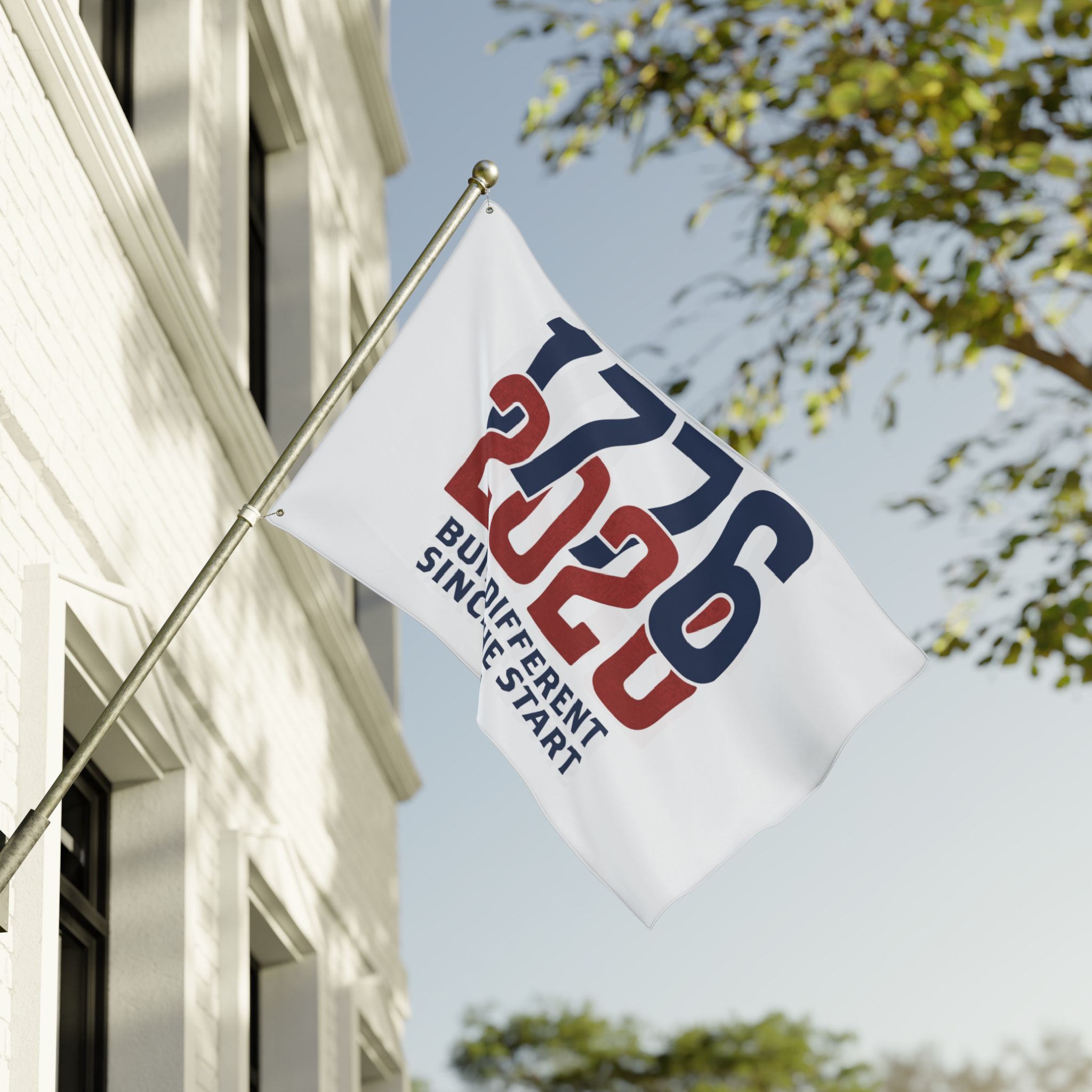 1776-2026 Built Different Double Sided Flag | America 250 Patriotic Yard House Banner | Semiquincentennial - Image 8