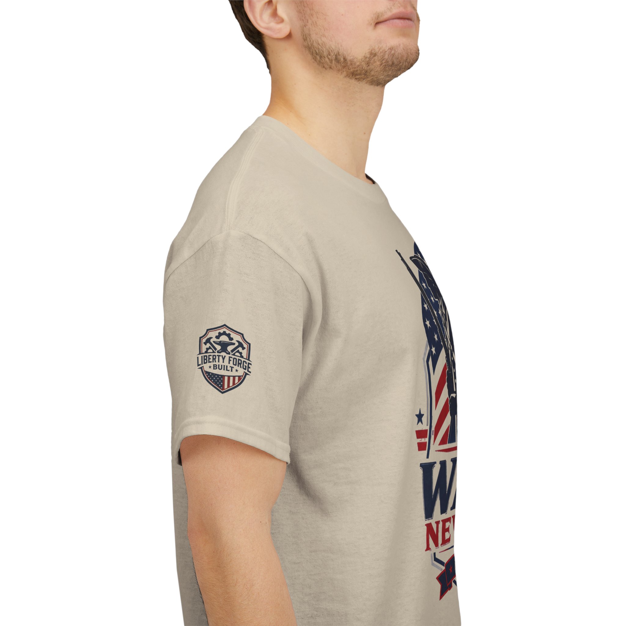 Retired Firefighter Tee - The Watch Never Ends | Original Design Red Line 7 Retired Firefighter Tee - The Watch Never Ends | Original Design Red Line - Image 7