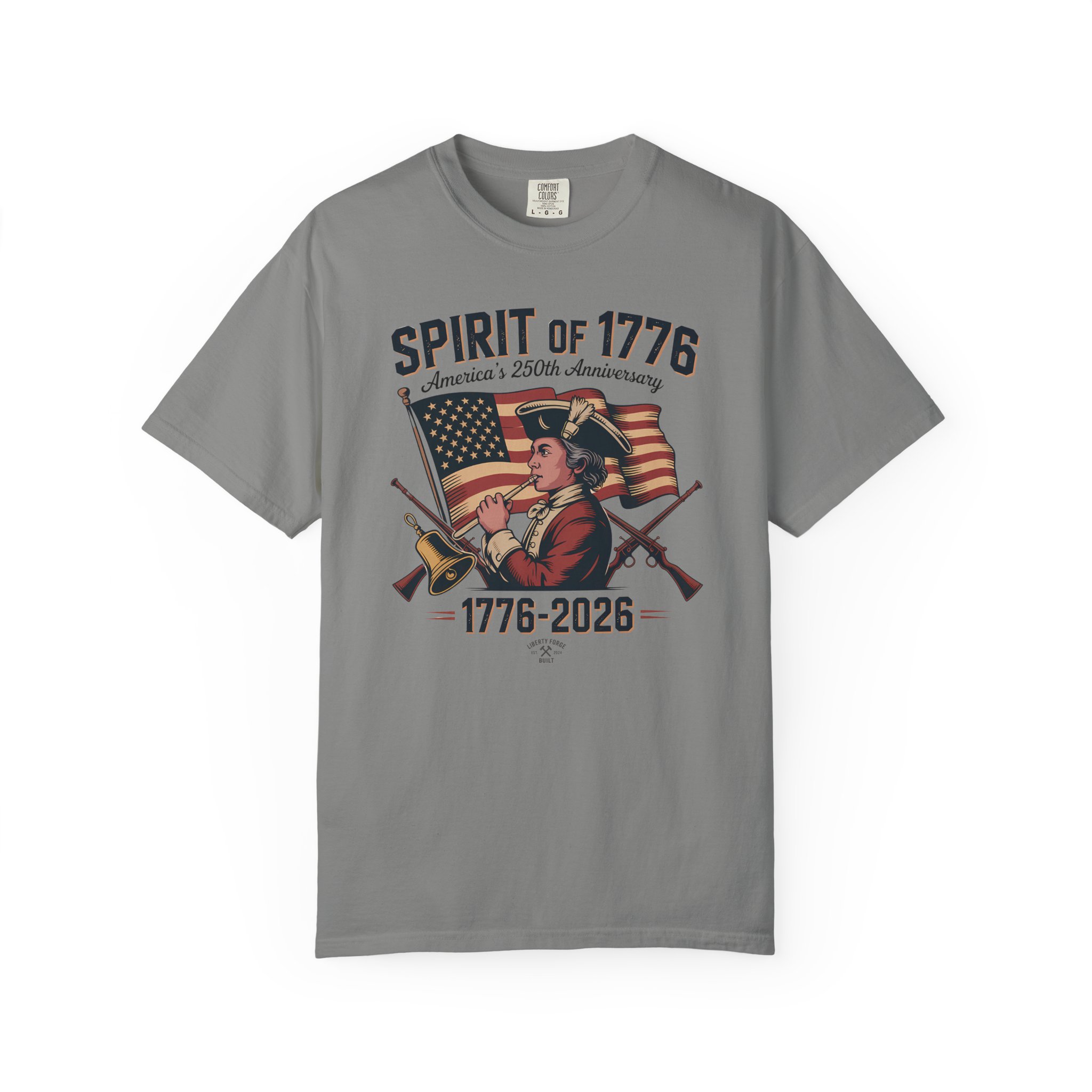 Colonial Drummer Tee | Revolutionary War 250th Anniversary Shirt | America 250 History Buff Gift - Image 12