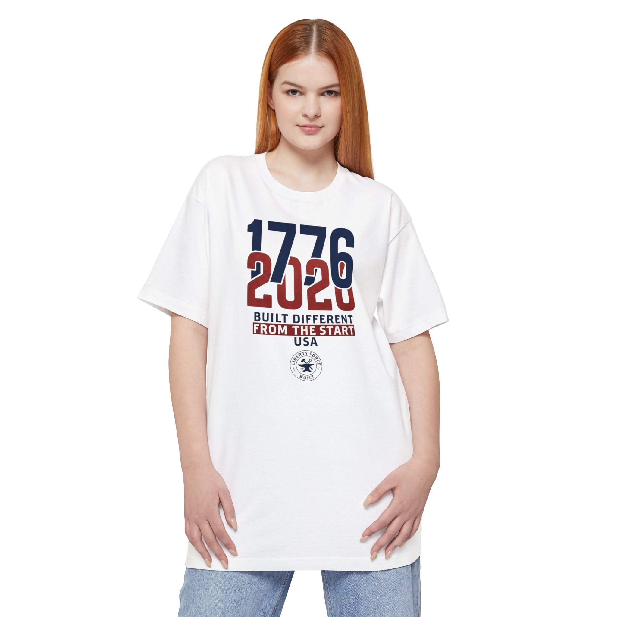 America 250 Shirt | 1776-2026 Built Different Patriotic USA Tee | Semiquincentennial Comfort Colors - Image 3