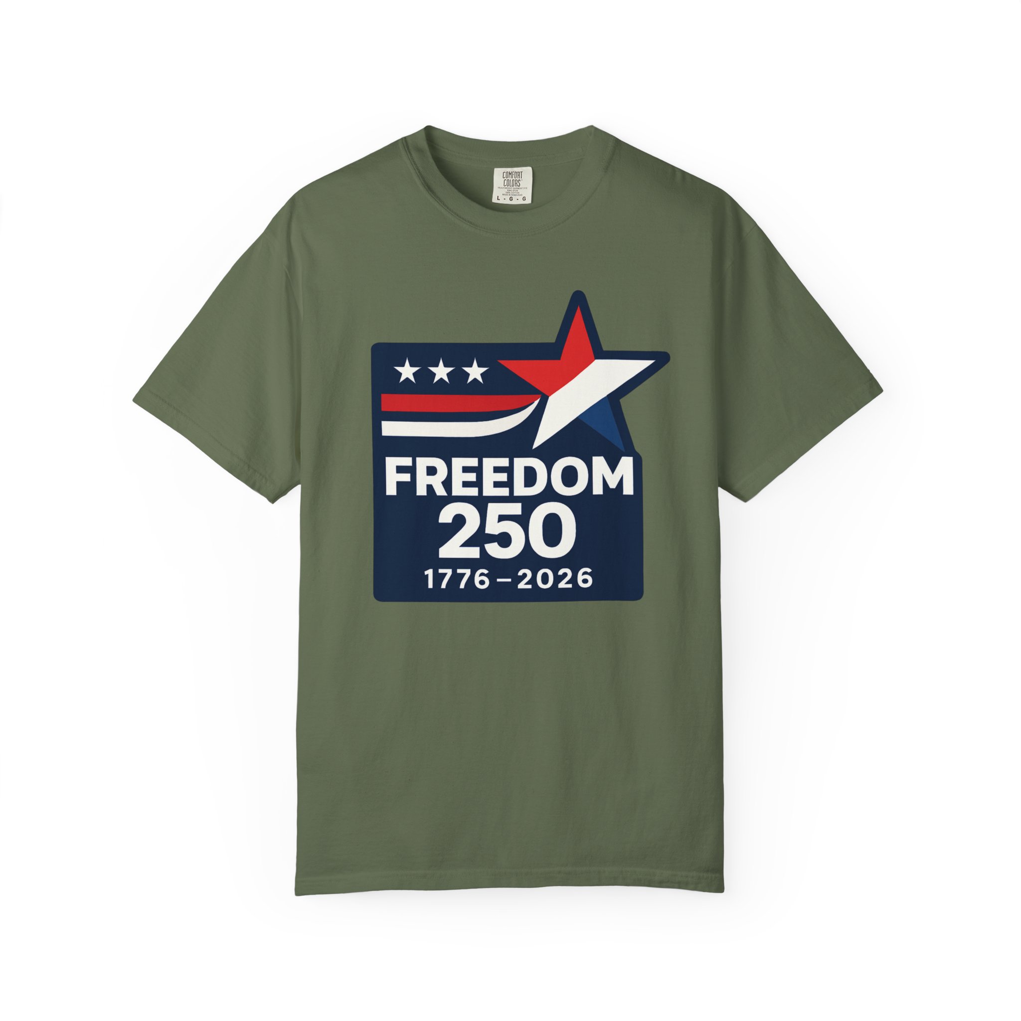 Freedom 250 Tee | America 250 Star Flag Patriotic Shirt | Semiquincentennial 1776-2026 Gift - Image 7
