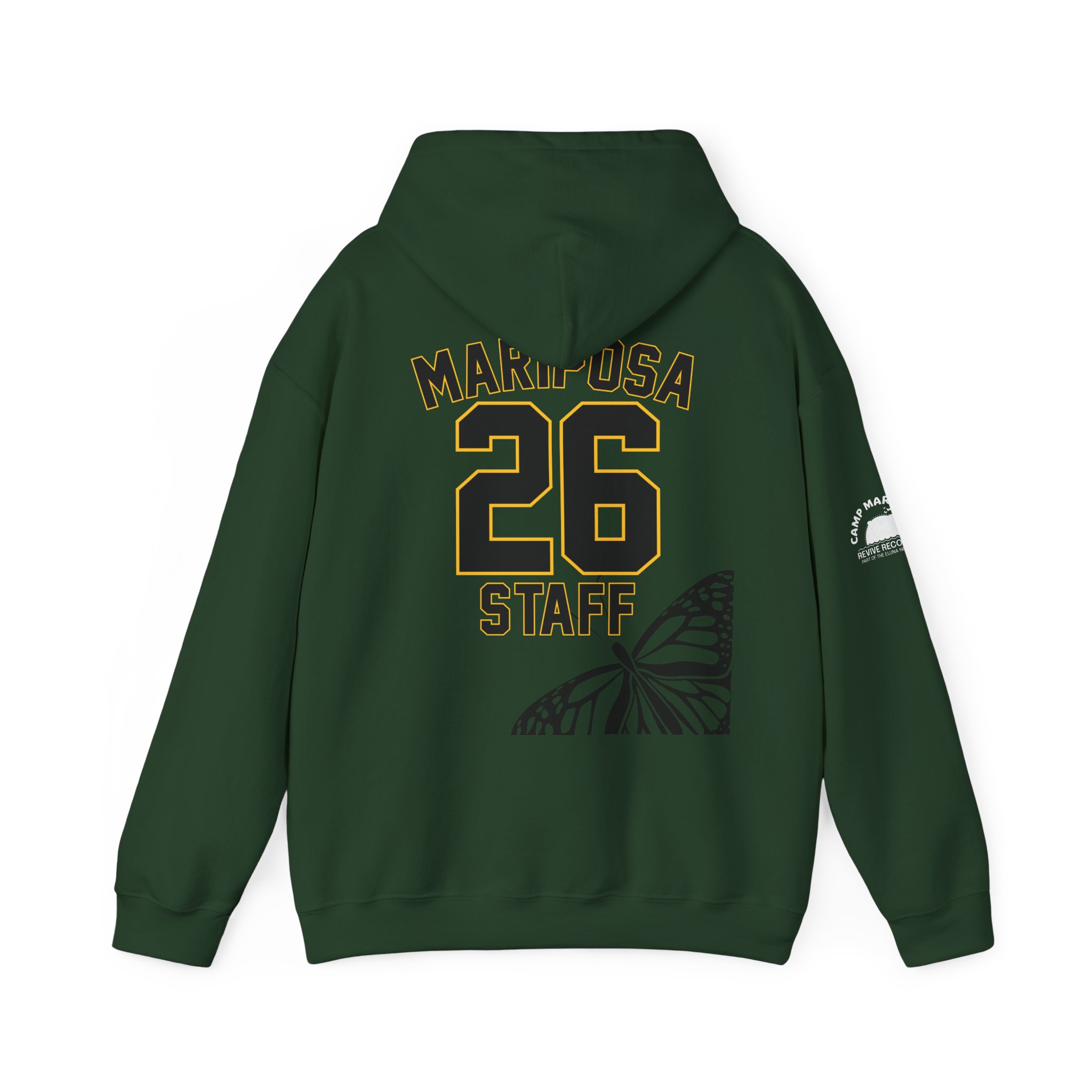 Mariposa Mentors Hoodie — Staff Number 26 Butterfly Crew Sweatshirt 2 Mariposa Mentors Hoodie — Staff Number 26 Butterfly Crew Sweatshirt - Image 2
