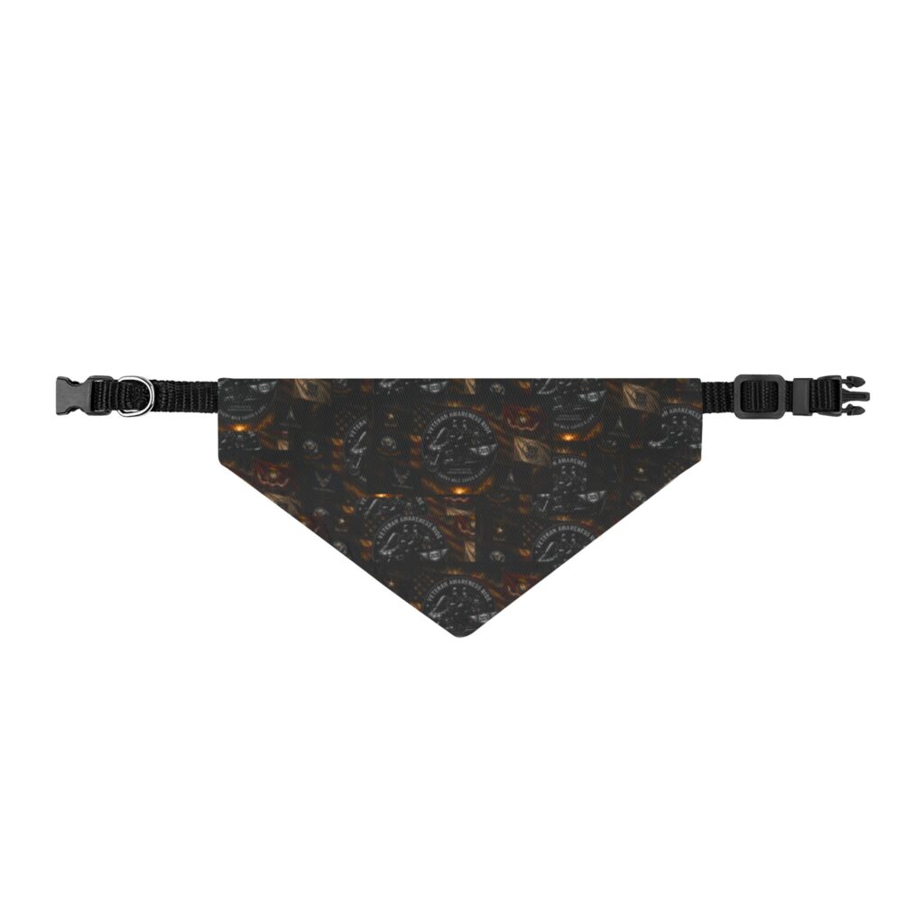 Veteran Awareness Clip-On Pet Bandana