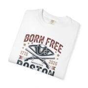 Born Free in Boston Tricorn Hat T-Shirt