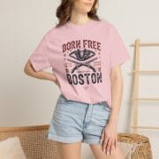 Born Free in Boston Tricorn Hat T-Shirt