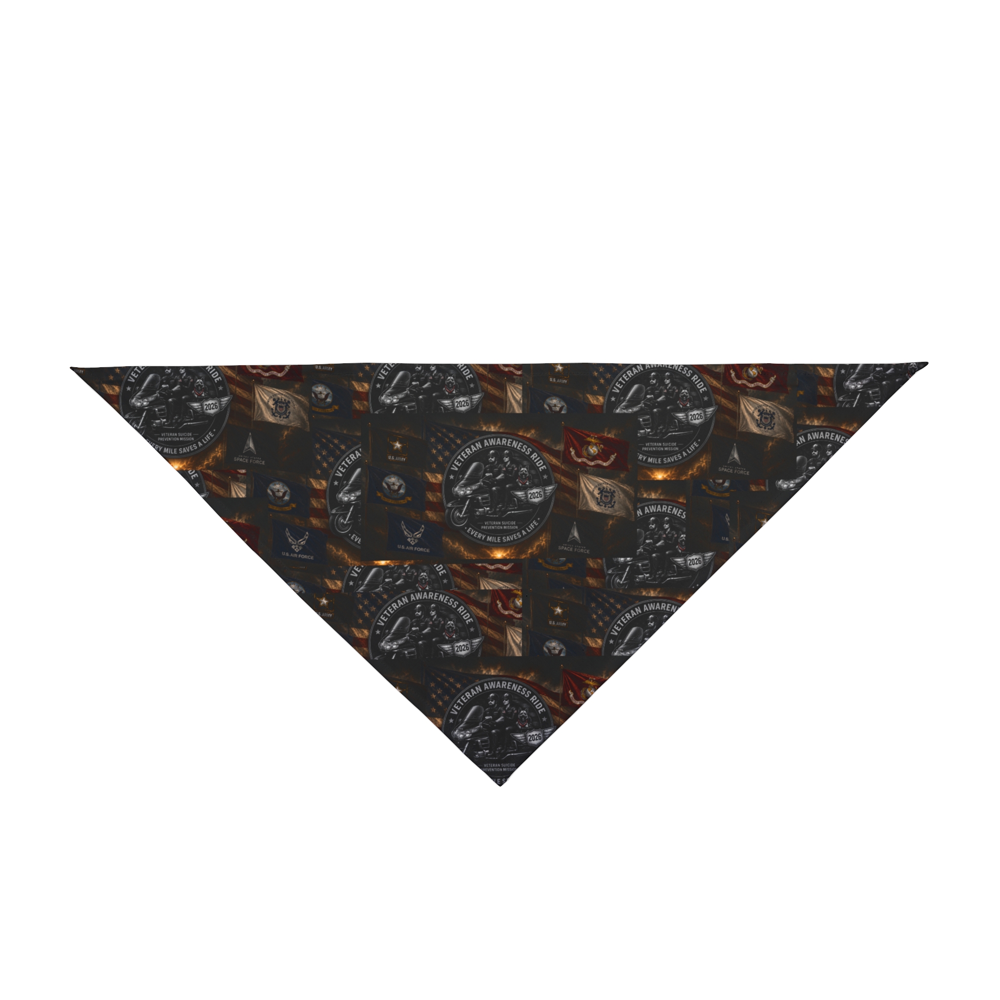 15136455943523231994_2048.jpeg Veteran Awareness Ride Pet Bandana - Image 1