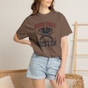 Born Free in Boston Tricorn Hat T-Shirt