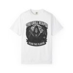 Grill Reaper Fear the Flavor T-shirt | BBQ Skull BBQing Tee