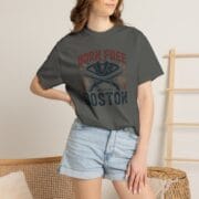 Born Free in Boston Tricorn Hat T-Shirt