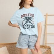 Born Free in Boston Tricorn Hat T-Shirt