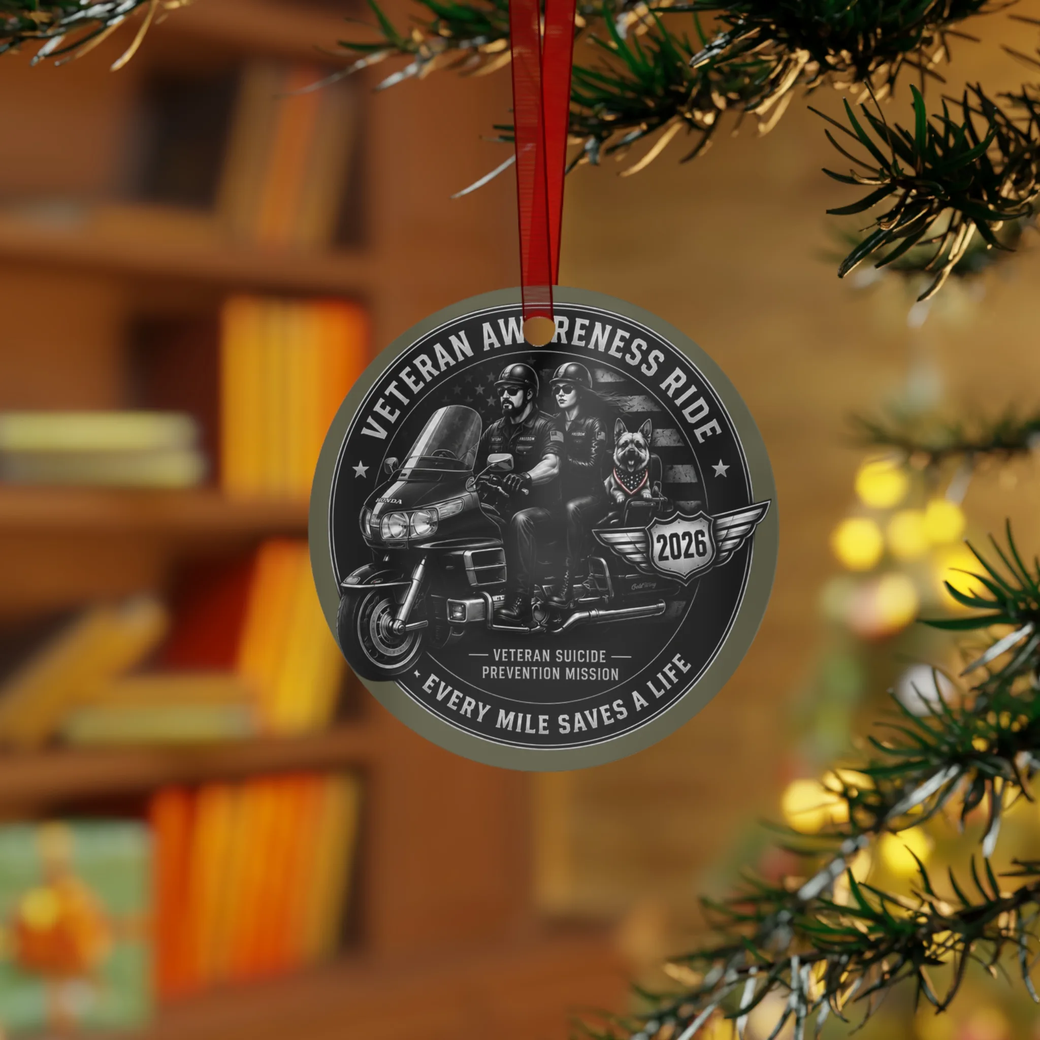 Veteran Awareness Ride Ornament
