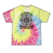 America 250 | Premium Tie Dye | Patriotic Red White Blue - Image 4