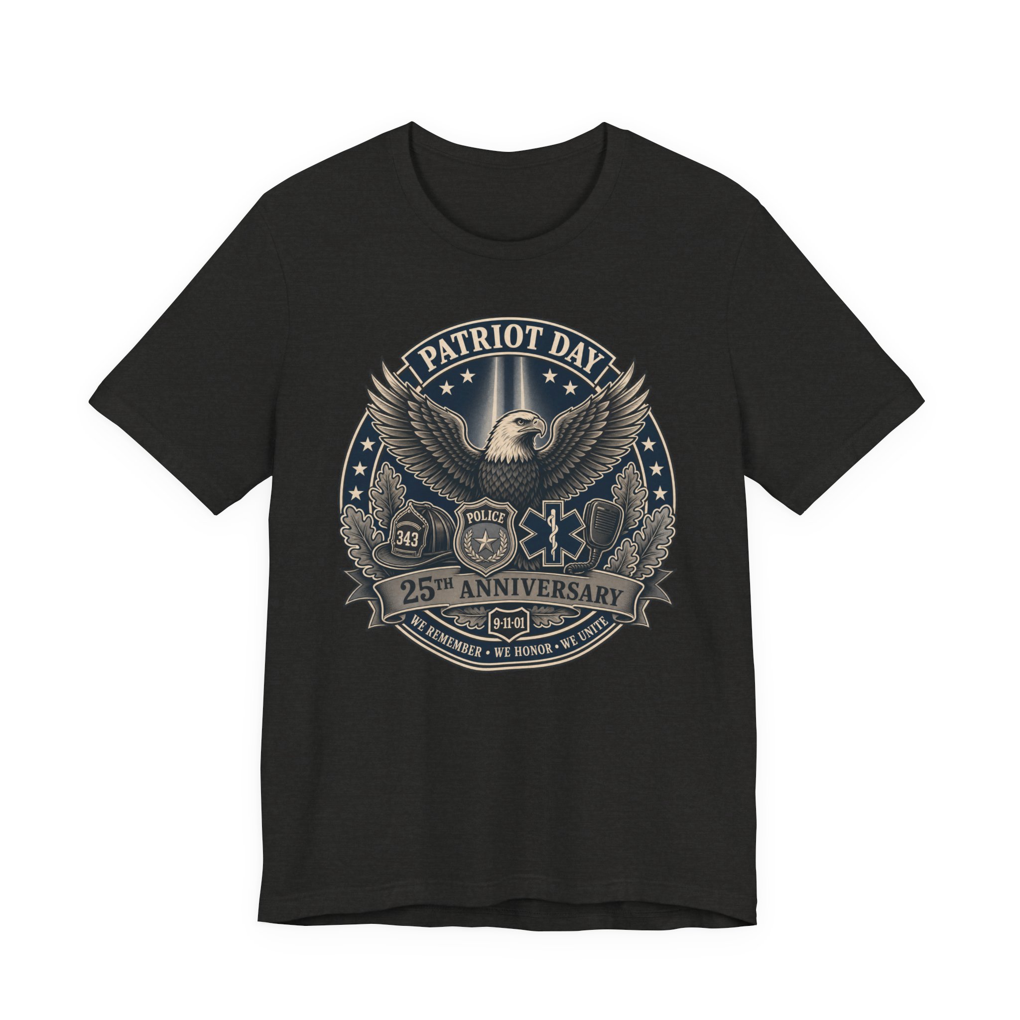 9/11 Memorial Tee | First Responder Tribute Shirt 3 9/11 Memorial Tee | First Responder Tribute Shirt - Image 3