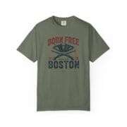 Born Free in Boston Tricorn Hat T-Shirt