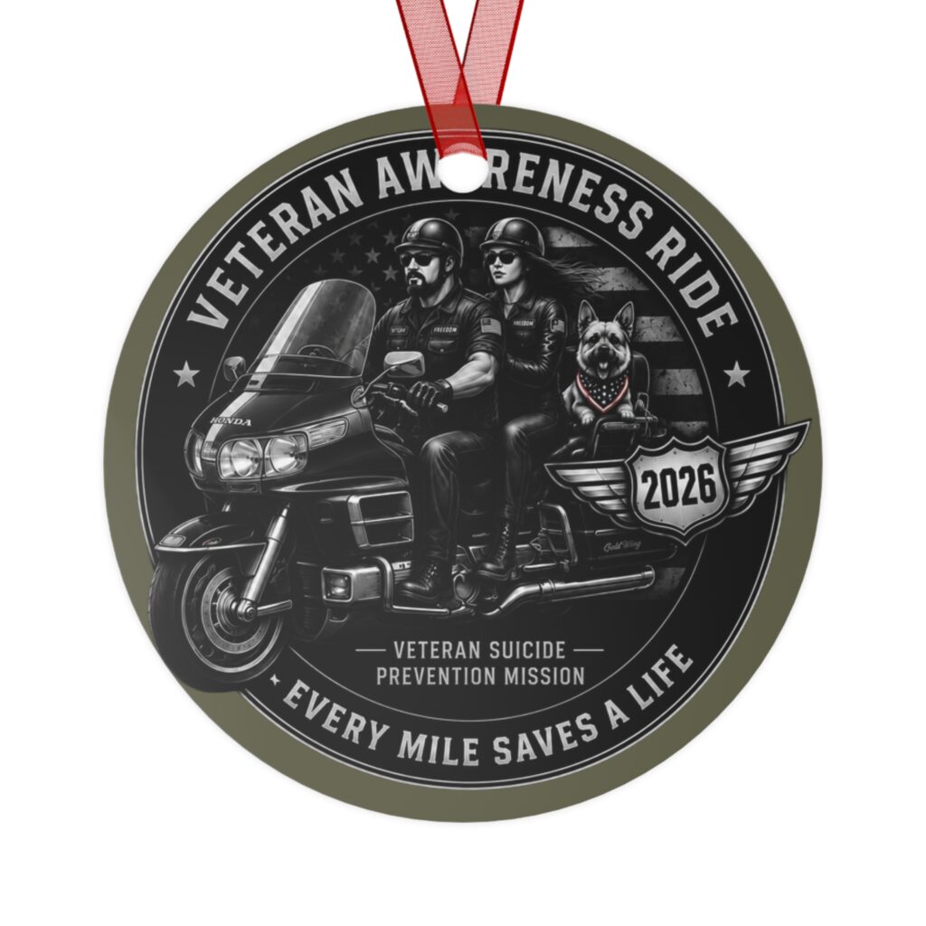 Veteran Awareness Ride Ornament
